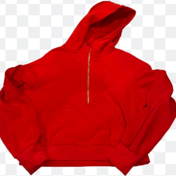 Unbranded red sweatshirt with zipper size medium - Picture 3 of 3